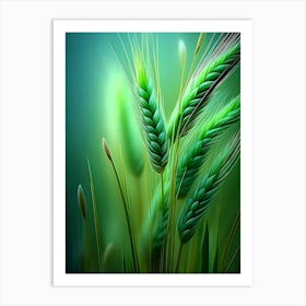 Green Wheat Art Print