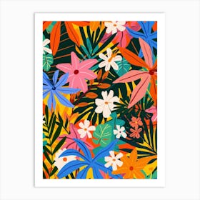 Seamless Tropical Pattern 5 Art Print