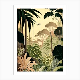 Hidden Paradise 3 Rousseau Inspired Art Print
