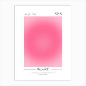 Angel Number 888 Aura Spiritual Art Print  Art Print