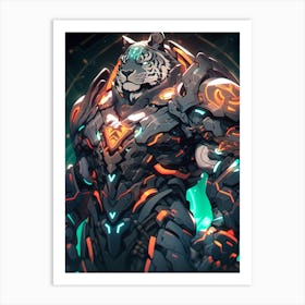 Tiger Armor Art Print