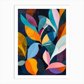 Abstract Leaves 30 Art Print