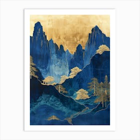 Chinese Mountains 1 Art Print