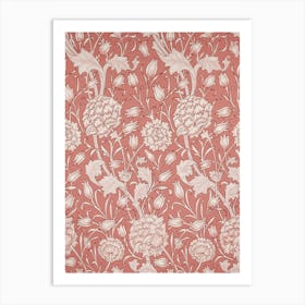 Wild Tulip Pink, William Morris Art Print