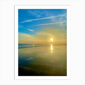 Sunrise On The Beach Art Print