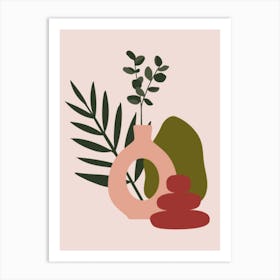 Illustration Of A Spa Art Print