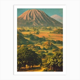 Komodo National Park 2 Indonesia Vintage Poster Art Print