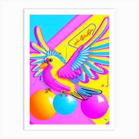 Colorful Bird-Reimagined 10 Art Print