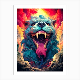 Wolf Hunter Art Print