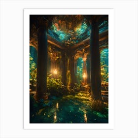 Underwater Aquarium Art Print