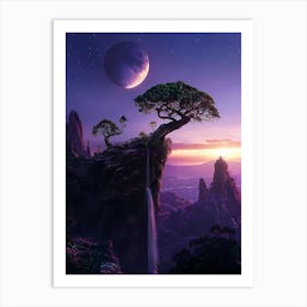 Tree In The Sky Art Print