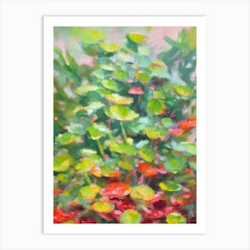 Venus Flytrap Impressionist Painting Art Print