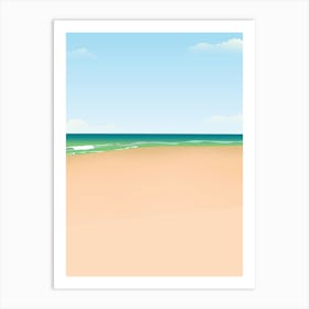 Beach Background Art Print