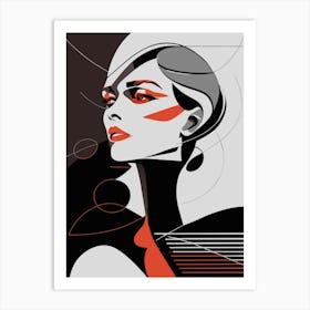 Aesthetic Portrait 01 Art Print