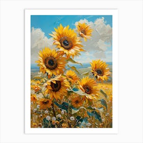 Sunflowers 1 Art Print