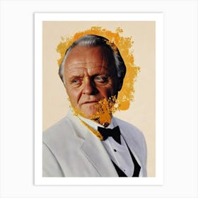 Anthony Hopkins Retro Collage Movies Art Print