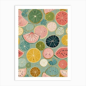 Watermelon Whimsy Art Print