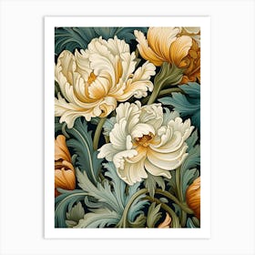 Wallpaper Floral Pattern 2 Art Print