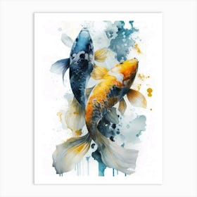 Koi Fish Painting Art Print