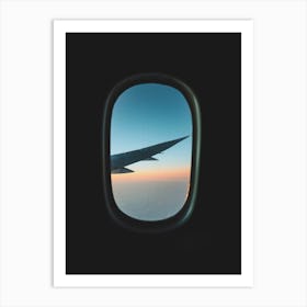 Plane Window Art Print