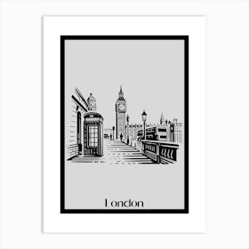 London Big Ben 1 Art Print