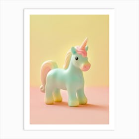 Pastel Toy Unicorn Photography 2 Art Print