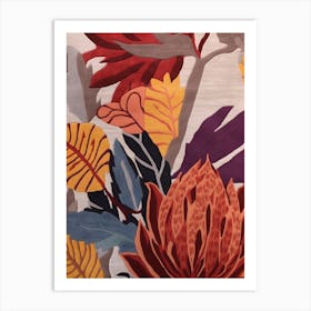 Fall Botanicals Celosia 2 Art Print