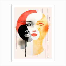 Woman'S Face 27 Art Print