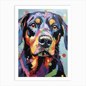 Rottweiler Pop Art Inspired 3 Art Print