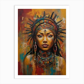 Indian Woman Art Print