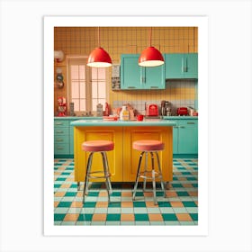 Barbie Retro Home Interior Kitsch 7 Art Print