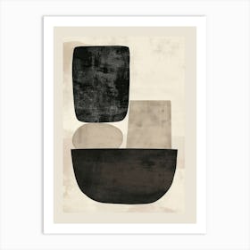 Kupang Stone Park Bauhaus Minimalist Art Print