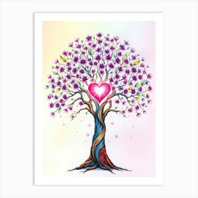 Tree Of Love Art Print