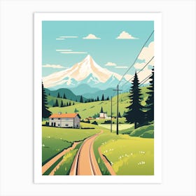 Georgia 2 Travel Illustration Art Print