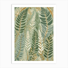 Ferns no2 Art Print