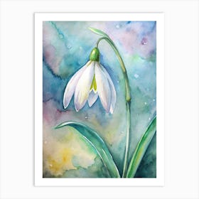 Snowdrop Art Print