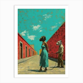 Leashed 4 Fy V Art Print