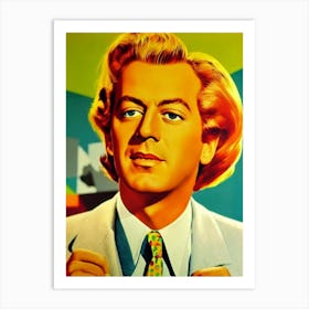 Rex Harrison Colourful Pop Movies Art Movies Art Print