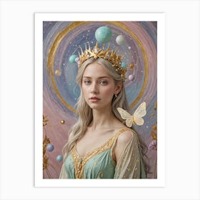 Butterfly Queen Art Print