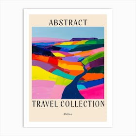 Abstract Travel Collection Poster Moldova 1 Art Print