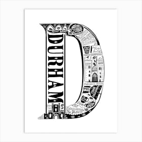 Durham Art Print