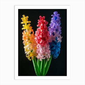 Bright Inflatable Flowers Hyacinth 1 Art Print