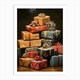 Christmas Presents 8 Art Print