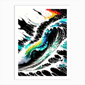 Rainbow Wave 2 Art Print