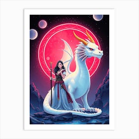 Mystical Fantasy Illustration 13 Art Print