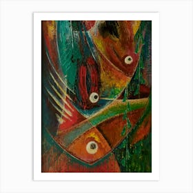 Wall  Abstract Art, Deep Dive Art Print