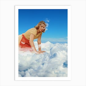 Le ménage des nuages Art Print