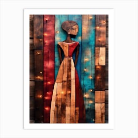 Wooden Doll 3 1 Art Print