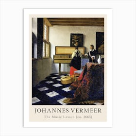 Johannes Vermeer 1 Art Print