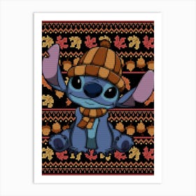 Fall Stitch Sweater Art Print
